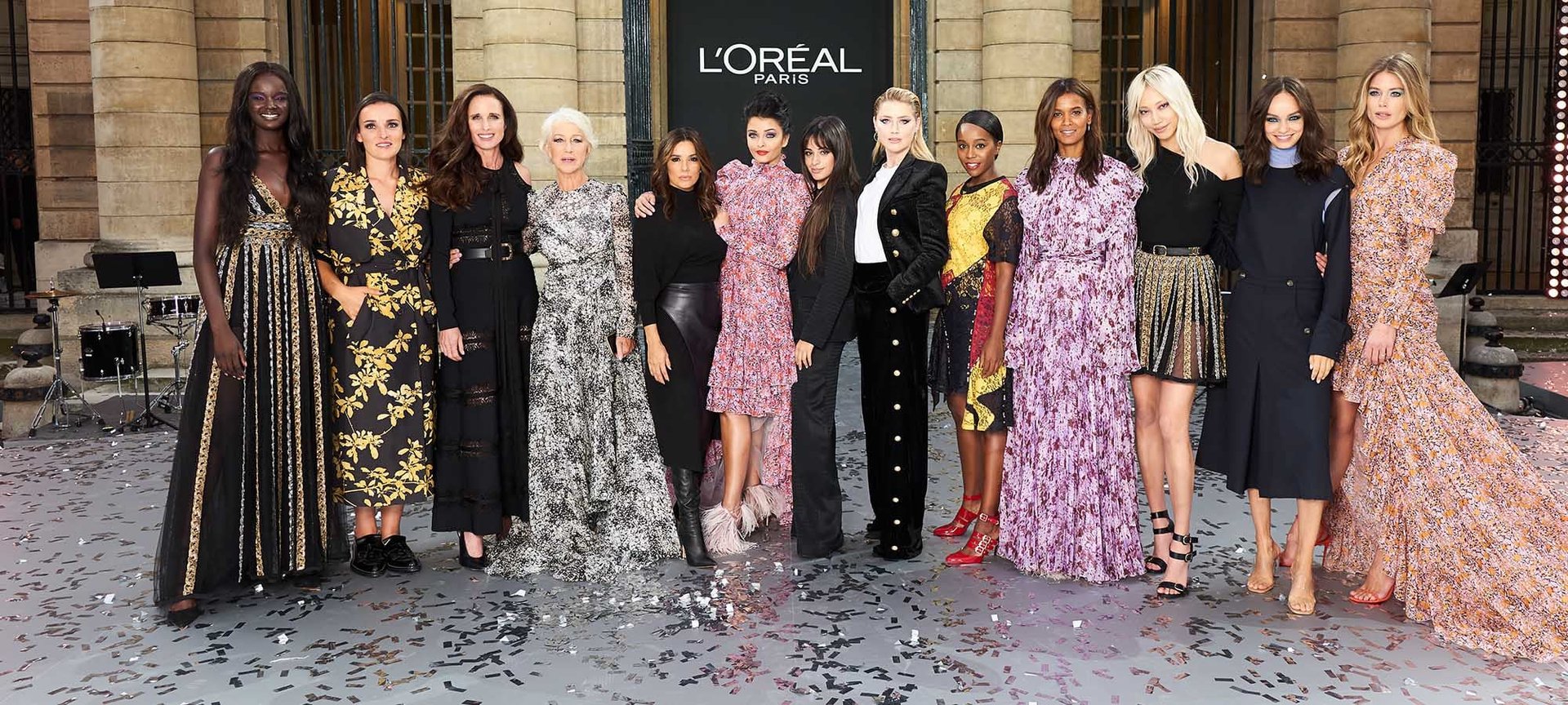 The L'Oréal Paris “Dream Team” / / Actresses / Activists Paris