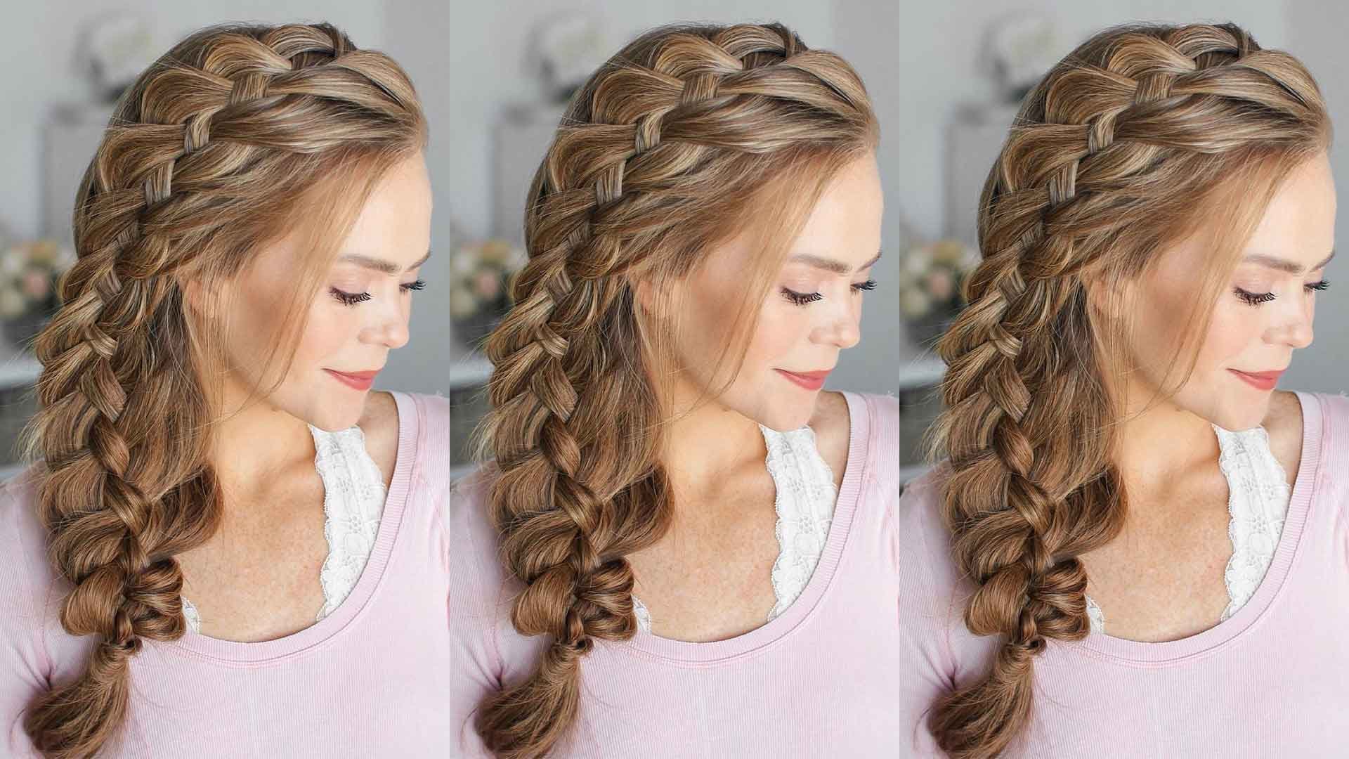 French braid 3  French hair, Thick hair styles, Long hair wedding styles