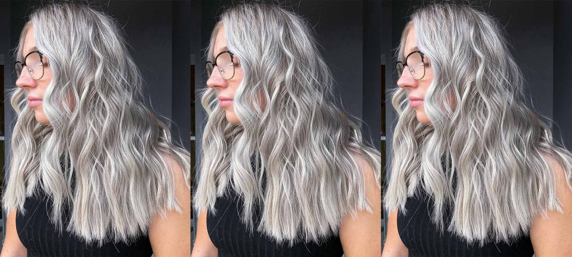 2. Blonde Hair with Silver Highlights - wide 7