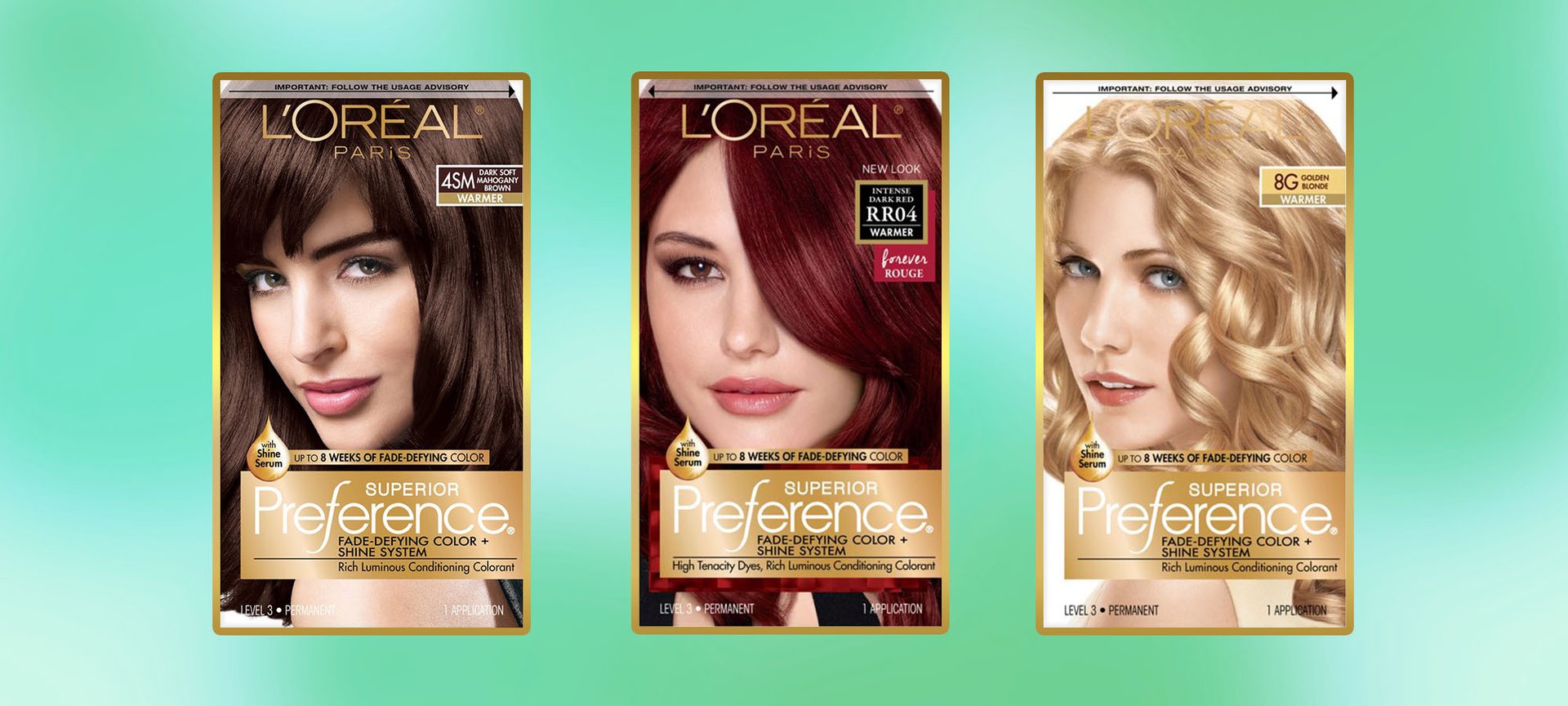 Our L'Oreal Paris Superior Preference Hair Color Chart L’Oréal Paris