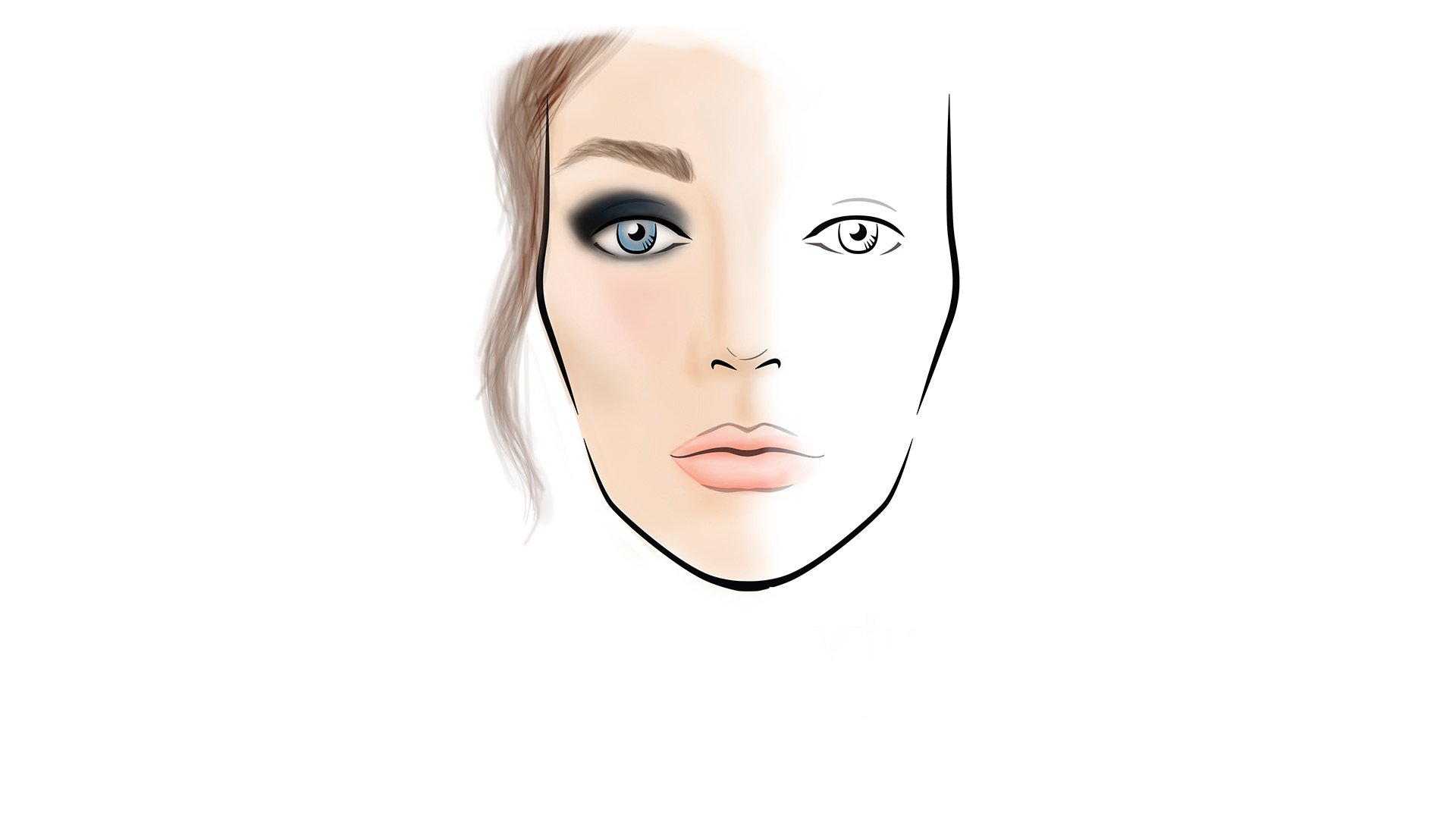 MakeUp Face Charts: Paper Practice Face Charts For Makeup Artists [Book]