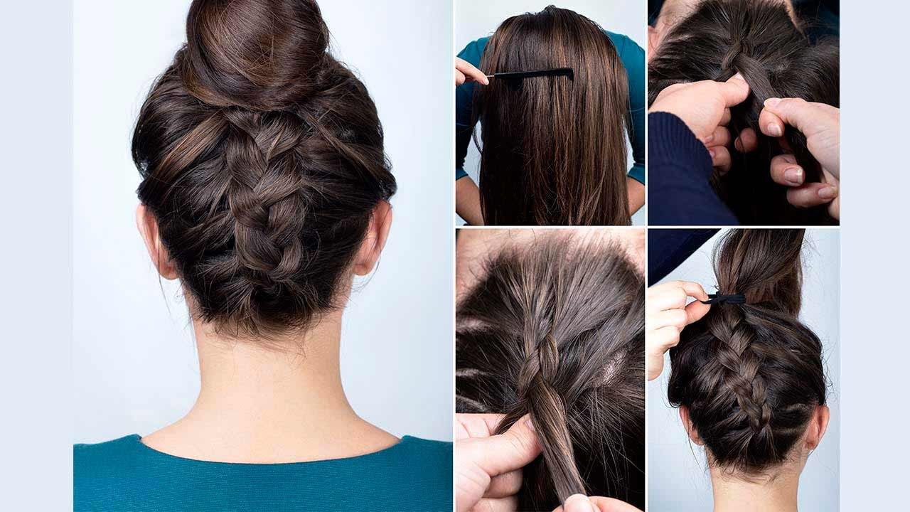 How to Style a Low Braided Updo | Fashionisers©