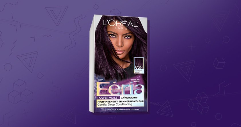 Loreal purple hair deals dye