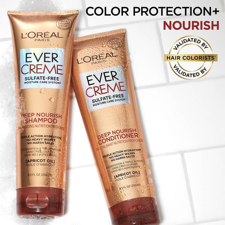 Evercreme Deep Nourish Shampoo For Dry Hair With Apricot Oil Loréal